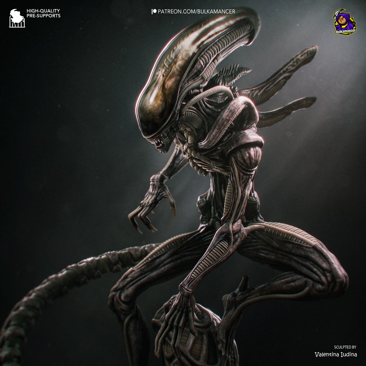 Figura de Xenomorph - vista 1