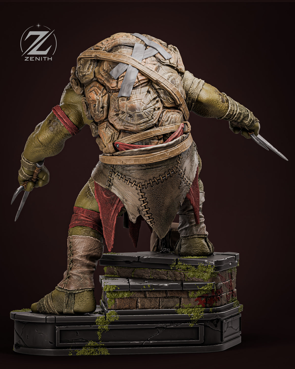 Raphael TMNT resin figure render - Veneroso Figures