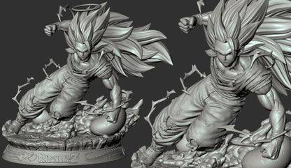 Goku SSJ3 - Dragon Ball Z - 35 cm