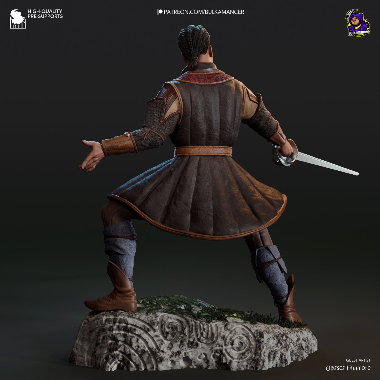 Wyll - LA PORTE DE BALDUR 3 - 30 cm