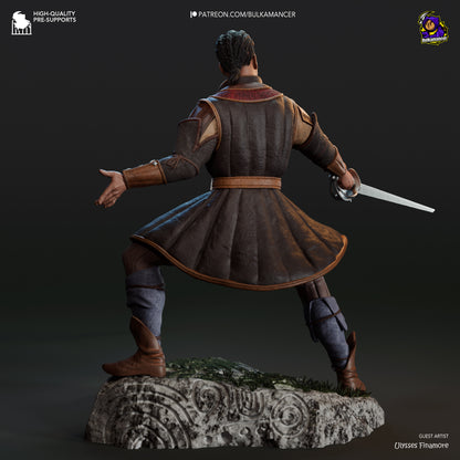 Wyll - LA PORTE DE BALDUR 3 - 30 cm